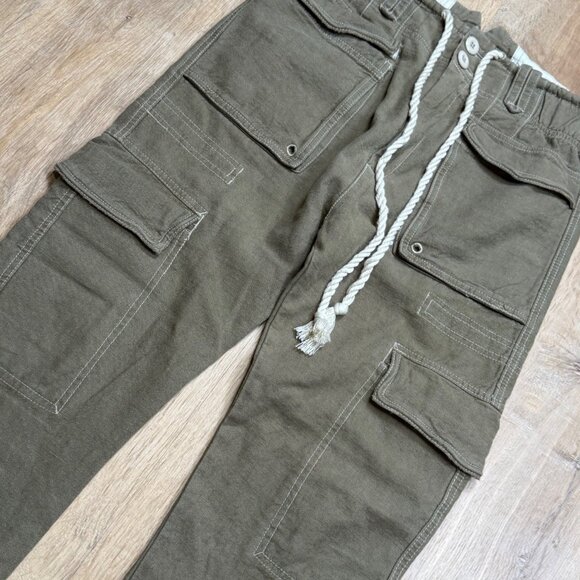 Free People Army Cargo Utility Pants Size 0 - Picture 2 of 8